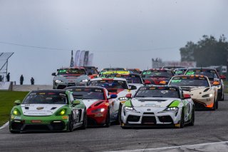 #18 Porsche 718 Cayman GT4 RS Clubsport of Eric Filgueiras and Steven McAleer, RS1, GT4 America, Pro-Am, SRO America, Road America, Elkhart Lake, WI, August 2022
 | Regis Lefebure/SRO