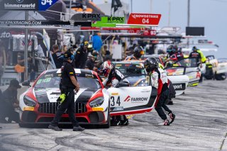 #34 Mercedes-AMG GT4 of Gavin Sanders and Michai Stephens, Conquest Racing/WF Motorsports, GT4 America, Silver, SRO America, Road America, Elkhart Lake, WI, August 2022
 | Regis Lefebure/SRO