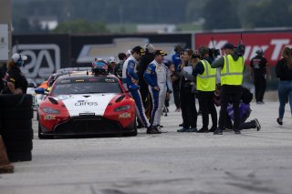 #15 Aston Martin Vantage AMR GT4 of Bryan Putt and Kenton Koch, BSPort Racing, GT4 America, Pro-Am, SRO America, Road America, Elkhart Lake, WI, August 2022
 | Regis Lefebure/SRO