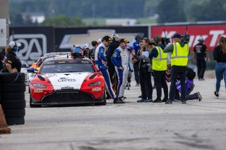 #15 Aston Martin Vantage AMR GT4 of Bryan Putt and Kenton Koch, BSPort Racing, GT4 America, Pro-Am, SRO America, Road America, Elkhart Lake, WI, August 2022
 | Regis Lefebure/SRO