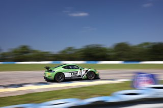 #18 Porsche 718 Cayman GT4 RS Clubsport of Eric Filgueiras and Steven McAleer, RS1, GT4 America, Pro-Am, SRO America, Sebring Int&rsquo;l Raceway, Sebring Florida, September 2022
 | Regis Lefebure/SRO
