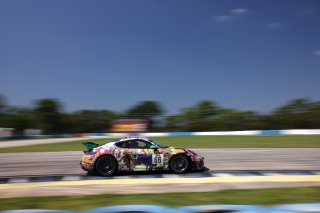 #66 Porsche 718 Cayman GT4 RS Clubsport of Derek DeBoer and Jason Alexandris, The Racers Group, GT4 America, Am, SRO America, Sebring Int’l Raceway, Sebring Florida, September 2022
 | Regis Lefebure/SRO