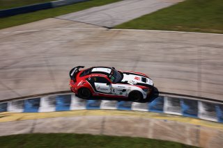 #34 Mercedes-AMG GT4 of Gavin Sanders and Michai Stephens, Conquest Racing/WF Motorsports, GT4 America, Silver, SRO America, Sebring Int&rsquo;l Raceway, Sebring Florida, September 2022
 | Regis Lefebure/SRO
