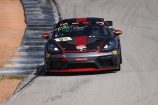 #83 Porsche718 Cayman GT4 RS Clubsport of Juan Martinez and Nelson Calle, RS1, GT4 America, Am, SRO America, Sebring Int’l Raceway, Sebring Florida, September 2022
 | Regis Lefebure/SRO