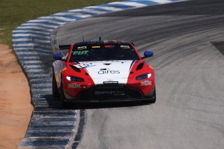 #15 Aston Martin Vantage AMR GT4 of Bryan Putt and Kenton Koch, BSPort Racing, GT4 America, Pro-Am, SRO America, Sebring Int&rsquo;l Raceway, Sebring Florida, September 2022
 | Regis Lefebure/SRO