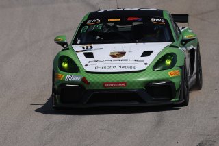 #18 Porsche 718 Cayman GT4 RS Clubsport of Eric Filgueiras and Steven McAleer, RS1, GT4 America, Pro-Am, SRO America, Sebring Int&rsquo;l Raceway, Sebring Florida, September 2022
 | Regis Lefebure/SRO