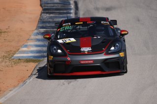 #83 Porsche718 Cayman GT4 RS Clubsport of Juan Martinez and Nelson Calle, RS1, GT4 America, Am, SRO America, Sebring Int’l Raceway, Sebring Florida, September 2022
 | Regis Lefebure/SRO