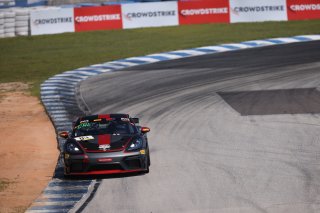 #83 Porsche718 Cayman GT4 RS Clubsport of Juan Martinez and Nelson Calle, RS1, GT4 America, Am, SRO America, Sebring Int’l Raceway, Sebring Florida, September 2022
 | Regis Lefebure/SRO