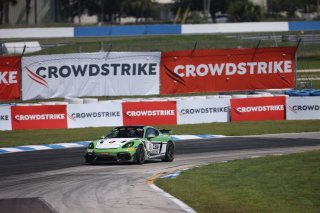 #18 Porsche 718 Cayman GT4 RS Clubsport of Eric Filgueiras and Steven McAleer, RS1, GT4 America, Pro-Am, SRO America, Sebring Int&rsquo;l Raceway, Sebring Florida, September 2022
 | Regis Lefebure/SRO