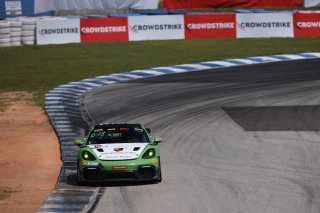 #18 Porsche 718 Cayman GT4 RS Clubsport of Eric Filgueiras and Steven McAleer, RS1, GT4 America, Pro-Am, SRO America, Sebring Int&rsquo;l Raceway, Sebring Florida, September 2022
 | Regis Lefebure/SRO
