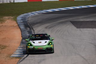 #18 Porsche 718 Cayman GT4 RS Clubsport of Eric Filgueiras and Steven McAleer, RS1, GT4 America, Pro-Am, SRO America, Sebring Int&rsquo;l Raceway, Sebring Florida, September 2022
 | Regis Lefebure/SRO