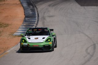 #18 Porsche 718 Cayman GT4 RS Clubsport of Eric Filgueiras and Steven McAleer, RS1, GT4 America, Pro-Am, SRO America, Sebring Int&rsquo;l Raceway, Sebring Florida, September 2022
 | Regis Lefebure/SRO