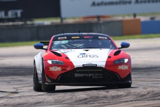 #15 Aston Martin Vantage AMR GT4 of Bryan Putt and Kenton Koch, BSPort Racing, GT4 America, Pro-Am, SRO America, Sebring Int&rsquo;l Raceway, Sebring Florida, September 2022
 | Regis Lefebure/SRO