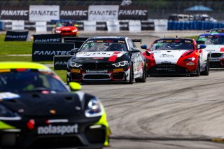 #36 BMW M4 GT4 of James Clay and Charlie Postins, BimmerWorld, GT4 America, Am, SRO America, Sebring Int’l Raceway, Sebring Florida, September 2022
 | Regis Lefebure/SRO