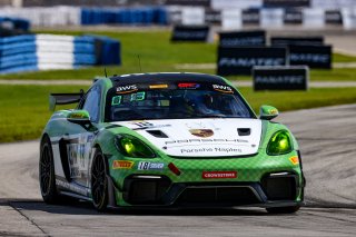#18 Porsche 718 Cayman GT4 RS Clubsport of Eric Filgueiras and Steven McAleer, RS1, GT4 America, Pro-Am, SRO America, Sebring Int&rsquo;l Raceway, Sebring Florida, September 2022
 | Regis Lefebure/SRO
