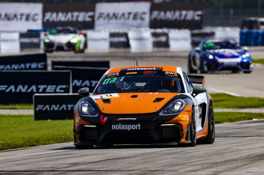 #19 Porsche 718 Cayman GT4 RS Clubsport of Alain Staid and Kris Wilson, NOLASPORT, GT4 America, Pro-Am, SRO America, Sebring Int’l Raceway, Sebring Florida, September 2022
 | Regis Lefebure/SRO
