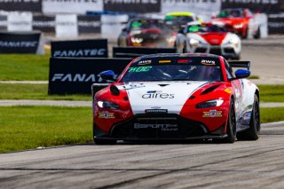 #15 Aston Martin Vantage AMR GT4 of Bryan Putt and Kenton Koch, BSPort Racing, GT4 America, Pro-Am, SRO America, Sebring Int&rsquo;l Raceway, Sebring Florida, September 2022
 | Regis Lefebure/SRO