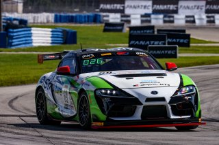 #69 Toyota GR Supra GT4 of Todd Coleman and Aaron Telitz, Smooge Racing, GT4 America, Pro-Am, SRO America, Sebring Int’l Raceway, Sebring Florida, September 2022
 | Regis Lefebure/SRO