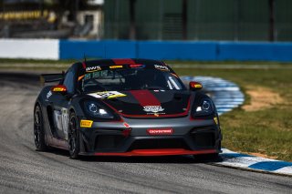 #83 Porsche718 Cayman GT4 RS Clubsport of Juan Martinez and Nelson Calle, RS1, GT4 America, Am, SRO America, Sebring International Raceway, Sebring, FL, September 2022.
 | Fabian Lagunas/SRO             