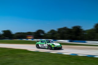 #18 Porsche 718 Cayman GT4 RS Clubsport of Eric Filgueiras and Steven McAleer, RS1, GT4 America, Pro-Am, SRO America, Sebring International Raceway, Sebring, FL, September 2022.
 | SRO Motorsports Group