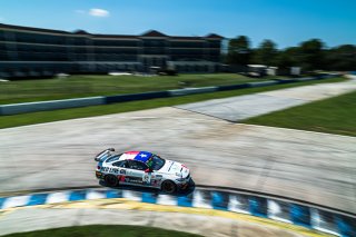 #82 BMW M4 GT4 of James Walker Jr. and Devin Jones, BimmerWorld, GT4 America, Pro-Am, SRO America, Sebring International Raceway, Sebring, FL, September 2022.
 | SRO Motorsports Group