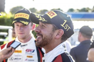 #34 Mercedes-AMG GT4 of Gavin Sanders and Michai Stephens, Conquest Racing/WF Motorsports, GT4 America, Silver, SRO America, Sebring International Raceway, Sebring, FL, September 2022.
 | Fabian Lagunas/SRO