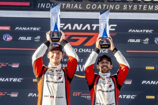 #34 Mercedes-AMG GT4 of Gavin Sanders and Michai Stephens, Conquest Racing/WF Motorsports, GT4 America, Silver, SRO America, Sebring International Raceway, Sebring, FL, September 2022.
 | Fabian Lagunas/SRO