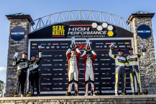 #34 Mercedes-AMG GT4 of Gavin Sanders and Michai Stephens, Conquest Racing/WF Motorsports, GT4 America, Silver, SRO America, Sebring International Raceway, Sebring, FL, September 2022.
 | Fabian Lagunas/SRO