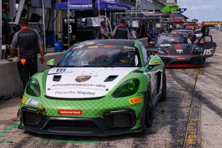 #18 Porsche 718 Cayman GT4 RS Clubsport of Eric Filgueiras and Steven McAleer, RS1, GT4 America, Pro-Am, SRO America, Sebring Int’l Raceway, Sebring Florida, September 2022
 | Regis Lefebure/SRO