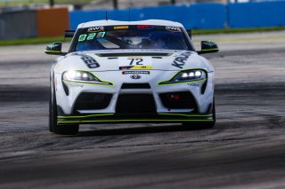 #72 Toyota GR Supra GT4 of Anthony Geraci and Jaden Lander, KRUGSPEED, GT4 America, Am, SRO America, Sebring Int’l Raceway, Sebring Florida, September 2022
 | Regis Lefebure/SRO
