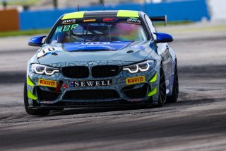 #10 BMW M4 GT4 of Tim Horrell and Raphael Matos, Fast Track Racing, GT4 America, Pro-Am, SRO America, Sebring Int’l Raceway, Sebring Florida, September 2022
 | Regis Lefebure/SRO