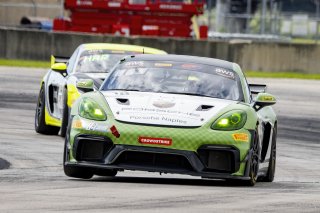 #18 Porsche 718 Cayman GT4 RS Clubsport of Eric Filgueiras and Steven McAleer, RS1, GT4 America, Pro-Am, SRO America, Sebring International Raceway, Sebring, FL, September 2022.
 | Brian Cleary/SRO  