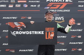 #18 Porsche 718 Cayman GT4 RS Clubsport of Eric Filgueiras and Steven McAleer, RS1, GT4 America, Pro-Am, SRO America, Sebring International Raceway, Sebring, FL, September 2022.
 | Brian Cleary/SRO