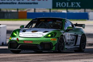 #18 Porsche 718 Cayman GT4 RS Clubsport of Eric Filgueiras and Steven McAleer, RS1, GT4 America, Pro-Am, SRO America, Sebring Int’l Raceway, Sebring Florida, September 2022
 | Regis Lefebure/SRO
