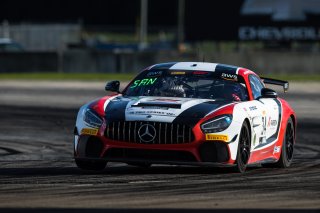 #34 Mercedes-AMG GT4 of Gavin Sanders and Michai Stephens, Conquest Racing/WF Motorsports, GT4 America, Silver, SRO America, Sebring International Raceway, Sebring, FL, September 2022.
 | Fabian Lagunas/SRO             