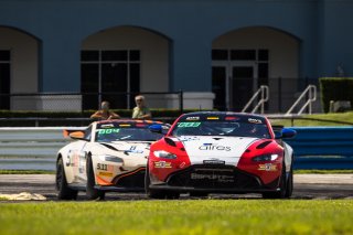 #15 Aston Martin Vantage AMR GT4 of Bryan Putt and Kenton Koch, BSPort Racing, GT4 America, Pro-Am, SRO America, Sebring International Raceway, Sebring, FL, September 2022.
 | Fabian Lagunas/SRO             
