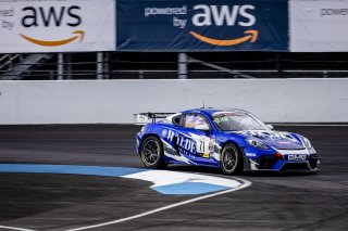 #71 Porsche 718 Cayman GT4 RS Clubsport of Jay Logan and Joel Miller, GMG Racing, GT4 America, Pro-Am, SRO America, Indianapolis Motor Speedway, Indianapolis, Indiana, Oct 2022.
 | Regis Lefebure/SRO