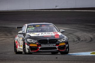 #36 BMW M4 GT4 of James Clay and Charlie Postins, BimmerWorld, GT4 America, Am, SRO America, Indianapolis Motor Speedway, Indianapolis, Indiana, Oct 2022.
 | Regis Lefebure/SRO