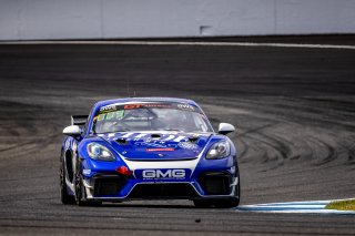 #71 Porsche 718 Cayman GT4 RS Clubsport of Jay Logan and Joel Miller, GMG Racing, GT4 America, Pro-Am, SRO America, Indianapolis Motor Speedway, Indianapolis, Indiana, Oct 2022.
 | Regis Lefebure/SRO