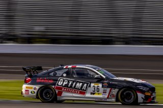 #36 BMW M4 GT4 of James Clay and Charlie Postins, BimmerWorld, GT4 America, Am, SRO America, Indianapolis Motor Speedway, Indianapolis, Indiana, Oct 2022.
 | Regis Lefebure/SRO