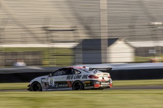 #82 BMW M4 GT4 of James Walker Jr. and Devin Jones, BimmerWorld, GT4 America, Pro-Am, SRO America, Indianapolis Motor Speedway, Indianapolis, Indiana, Oct 2022.
 | Regis Lefebure/SRO