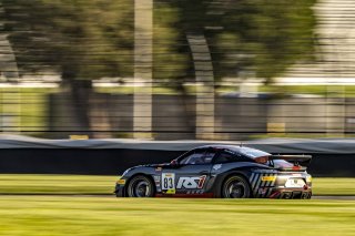 #83 Porsche718 Cayman GT4 RS Clubsport of Juan Martinez and Nelson Calle, RS1, GT4 America, Am, SRO America, Indianapolis Motor Speedway, Indianapolis, Indiana, Oct 2022.
 | Regis Lefebure/SRO