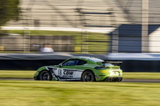 #18 Porsche 718 Cayman GT4 RS Clubsport of Eric Filgueiras and Steven McAleer, RS1, GT4 America, Pro-Am, SRO America, Indianapolis Motor Speedway, Indianapolis, Indiana, Oct 2022.
 | Regis Lefebure/SRO
