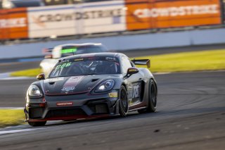 #83 Porsche718 Cayman GT4 RS Clubsport of Juan Martinez and Nelson Calle, RS1, GT4 America, Am, SRO America, Indianapolis Motor Speedway, Indianapolis, Indiana, Oct 2022.
 | Regis Lefebure/SRO