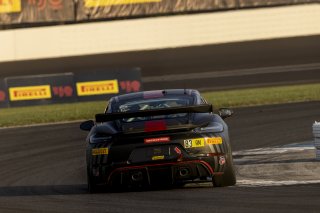 #83 Porsche718 Cayman GT4 RS Clubsport of Juan Martinez and Nelson Calle, RS1, GT4 America, Am, SRO America, Indianapolis Motor Speedway, Indianapolis, Indiana, Oct 2022.
 | Regis Lefebure/SRO