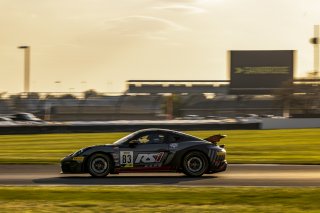 #83 Porsche718 Cayman GT4 RS Clubsport of Juan Martinez and Nelson Calle, RS1, GT4 America, Am, SRO America, Indianapolis Motor Speedway, Indianapolis, Indiana, Oct 2022.
 | Regis Lefebure/SRO