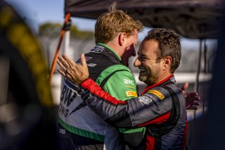 #18 Porsche 718 Cayman GT4 RS Clubsport of Eric Filgueiras and Steven McAleer, RS1, GT4 America, Pro-Am, SRO America, Indianapolis Motor Speedway, Indianapolis, Indiana, Oct 2022.
 | Regis Lefebure/SRO