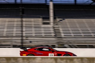 #50 Aston Martin Vantage AMR GT4 of Ross Chouest and Aaron Povoledo, Chouest Povoledo racing, GT4 America, Pro-Am, SRO America, Indianapolis Motor Speedway, Indianapolis, Indiana, Oct 2022.
 | Regis Lefebure/SRO
