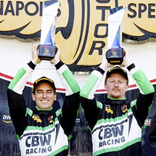 #18 Porsche 718 Cayman GT4 RS Clubsport of Eric Filgueiras and Steven McAleer, RS1, GT4 America, Pro-Am, SRO America, Indianapolis Motor Speedway, Indianapolis, Indiana, Oct 2022.
 | Brian Cleary/SRO