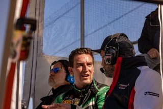 #18 Porsche 718 Cayman GT4 RS Clubsport of Eric Filgueiras and Steven McAleer, RS1, GT4 America, Pro-Am, SRO America, Indianapolis Motor Speedway, Indianapolis, Indiana, Oct 2022.
 | Regis Lefebure/SRO    
